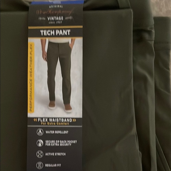 Weatherproof Green Chinos Slim Fit - Picture 1 of 2